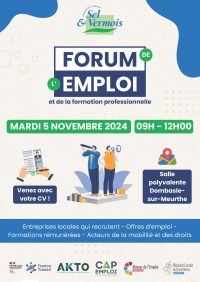 Affiche Forum emploi CCPSV 2024 (1)